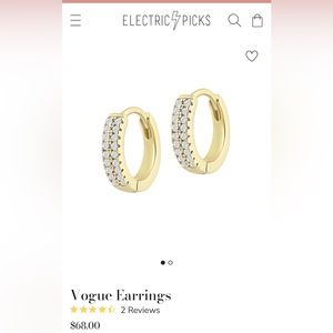 Electric Picks Vogue Earrings